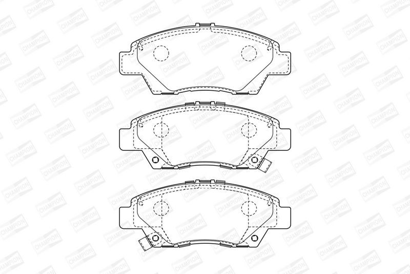 CHAMPION Plaquettes de frein à disque 572637CH