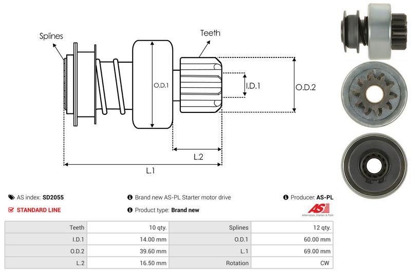Vabajooks, starter, AS-PL SD2055
