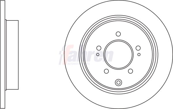 Fahren Brake Disc FBD6935