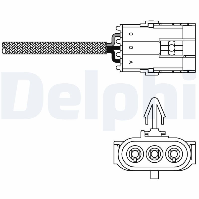 Delphi Lambda Sensor ES10995-12B1
