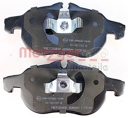 METZGER 1170100 Brake Pad Set, disc brake