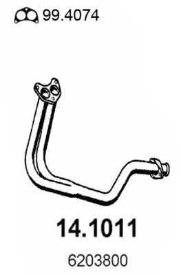 ASSO 14.1011 - Exhaust Pipe