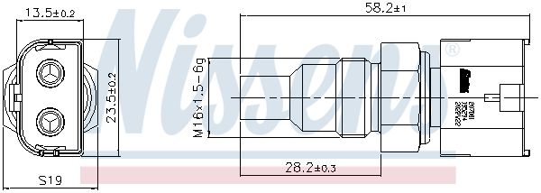 SENSOR KüHLMITTELTEMPERATUR NISSENS 207081 4