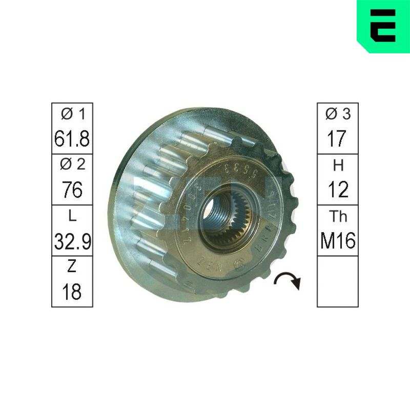 Механізм вільного ходу генератора, Era ZN5533