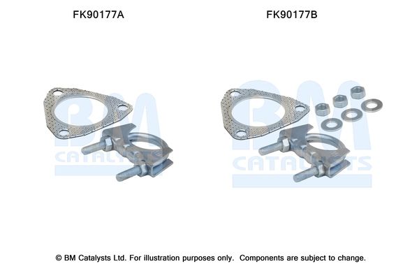 BM CATALYSTS szerelőkészlet, katalizátor FK90177