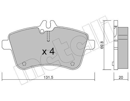 mini Plaquettes+de+frein+à+disque