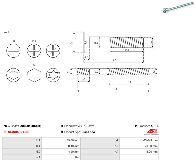 AS-PL ARS9046(BULK) Repair Set, alternator