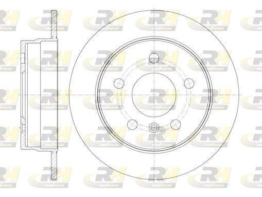 Гальмівний диск, Roadhouse 6106500