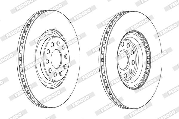 FERODO DDF2000C Brake Disc