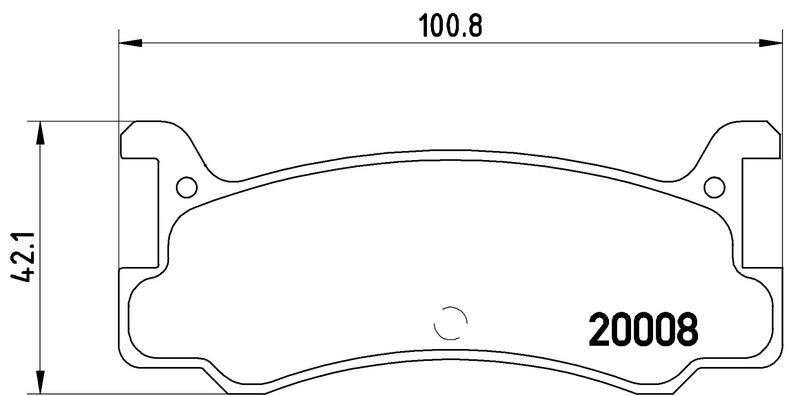 BREMBO P49005 Brake Pad Set, disc brake