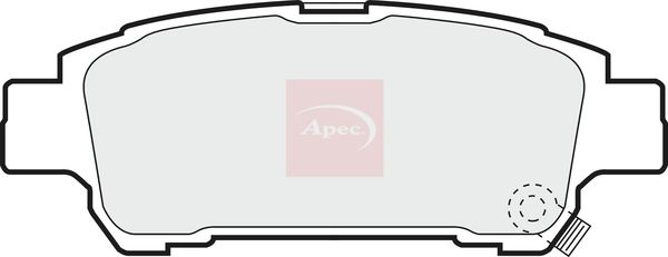 APEC Brake Pad Set, disc brake PAD1238
