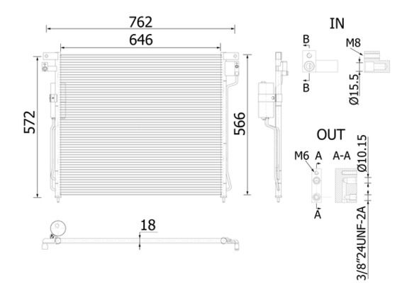 Product Image - Condensor, airconditioning - AC138000S - MAHLE