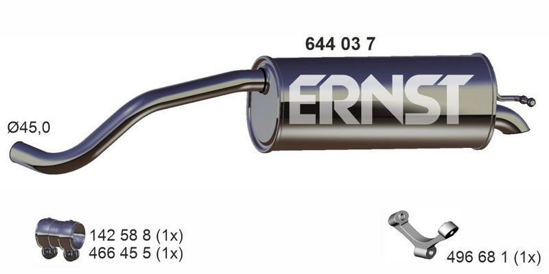 Toba esapament finala ERNST 644037