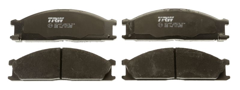 TRW GDB766 Brake Pad Set, disc brake