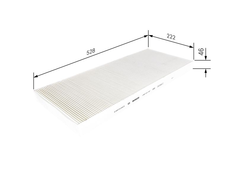 BOSCH 1 987 431 197 Filter, cabin air