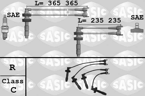 SASIC gyújtókábelkészlet 9284015