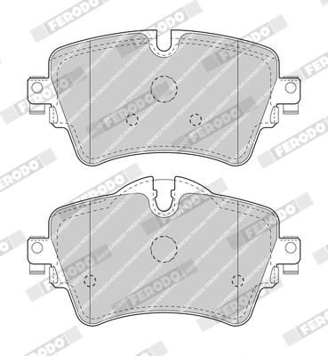 FERODO FDB4945 Brake Pad Set, disc brake