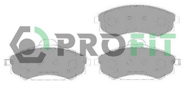 Комплект гальмівних накладок, дискове гальмо, Profit 5000-1737