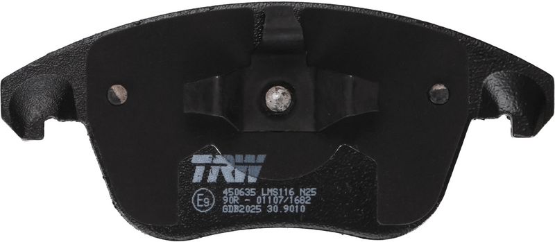 Piduriklotsi komplekt, ketaspidur, TRW GDB2025