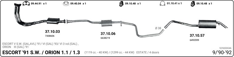 Sistema de gases de escape