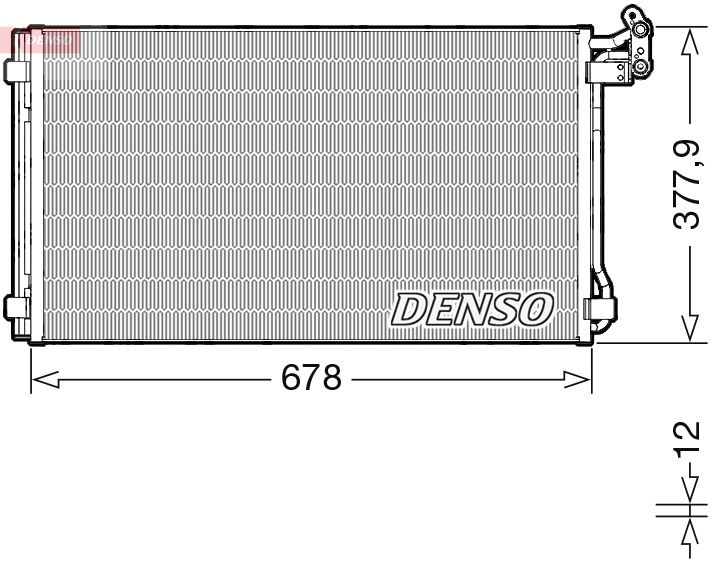 DENSO kondenzátor, klíma DCN32068