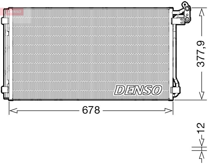 Конденсатор, система кондиціонування повітря, Denso DCN32068