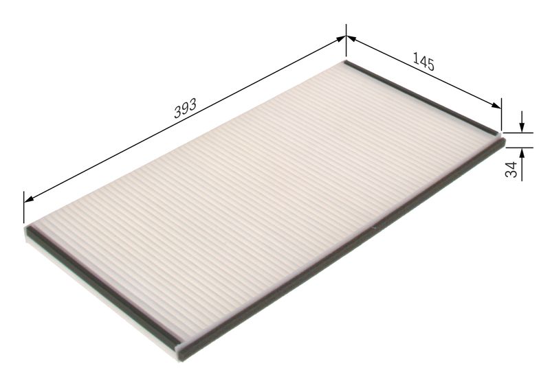 BOSCH 1 987 431 208 Filter, cabin air