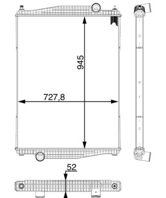 Product Image - Radiateur - CR925000P - MAHLE