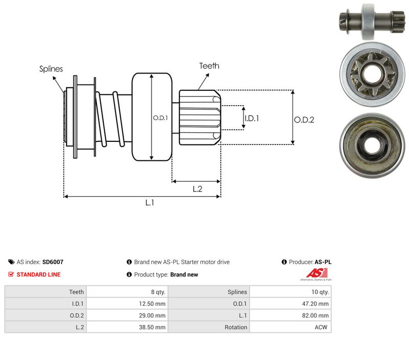 Vabajooks, starter, AS-PL SD6007