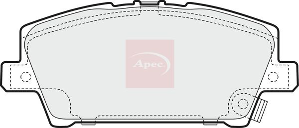 APEC Brake Pad Set, disc brake PAD1538