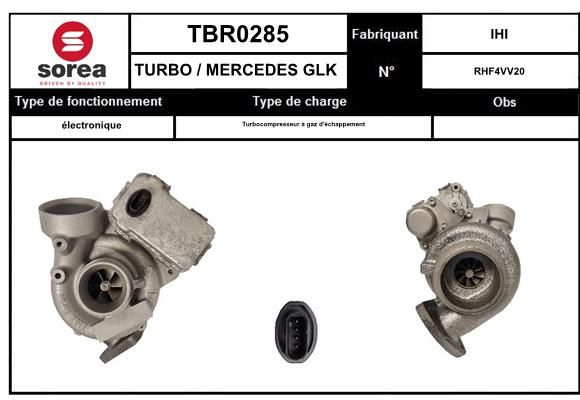 Compresor,sistem de supraalimentare TBR0284 EAI