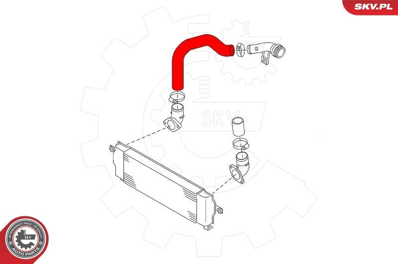 ESEN SKV 43SKV254 Charge Air Hose