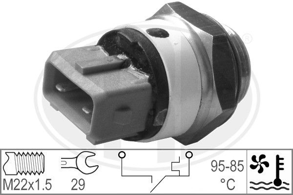 ERA hőkapcsoló, hűtőventilátor 330180