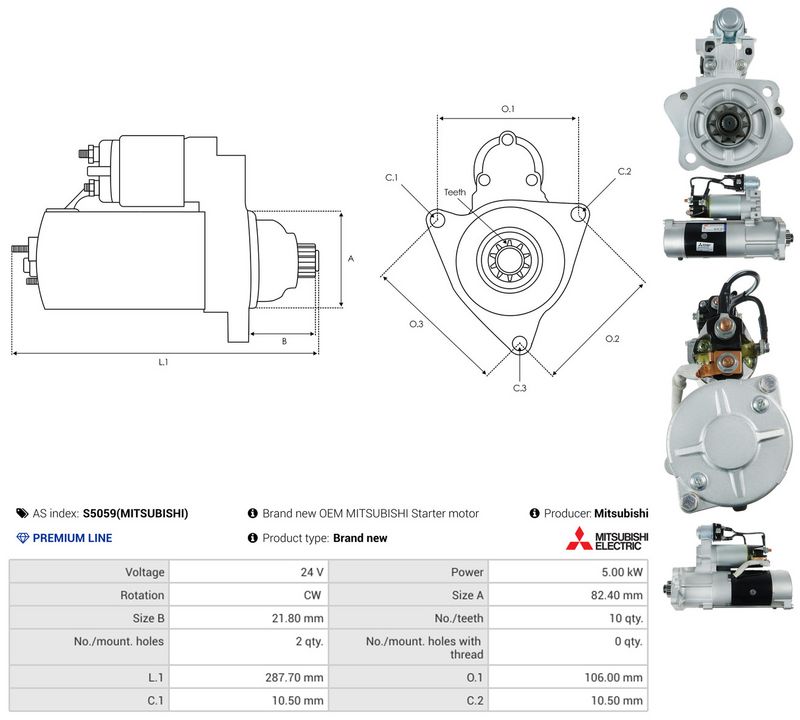 Prekės atitinka OEM kodą: M8T60481