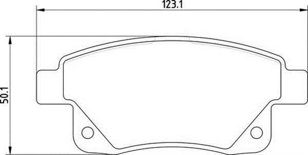 MAGNETI MARELLI fékbetétkészlet, tárcsafék 363710201642