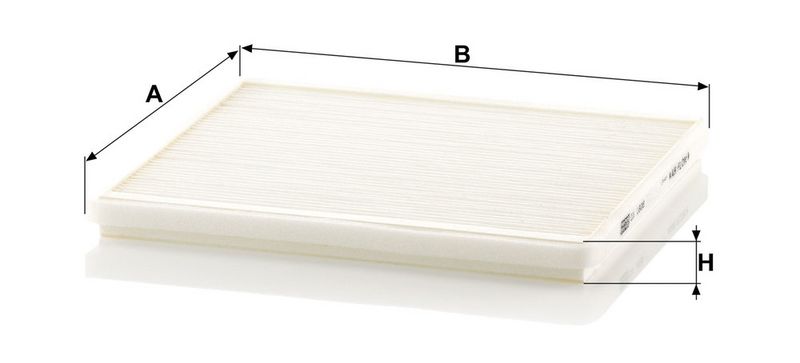 Filter, salongiõhk, MANN-FILTER CU 1828