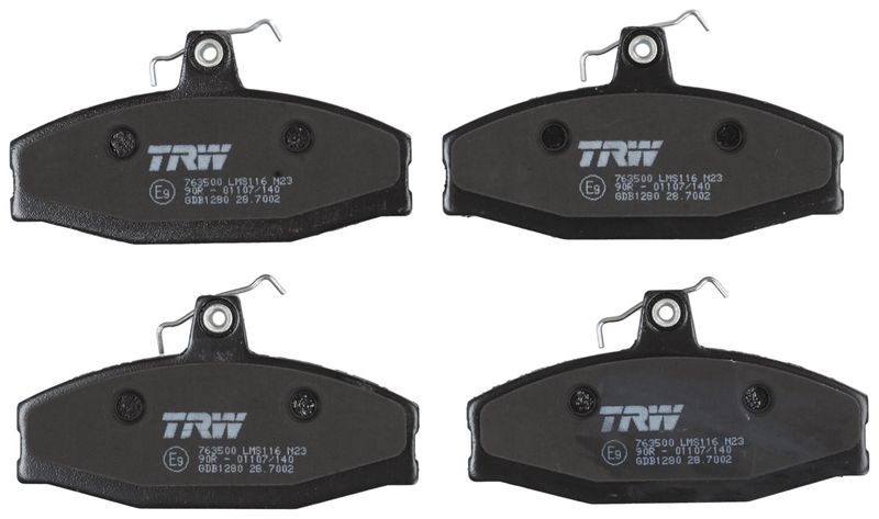 TRW GDB1280 Brake Pad Set, disc brake