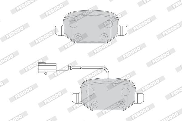 FERODO FDB4692 Brake Pad Set, disc brake