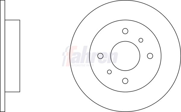 Fahren Brake Disc FBD6071
