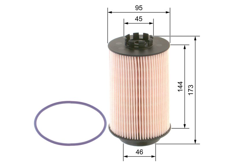 BOSCH F 026 402 744 Fuel Filter