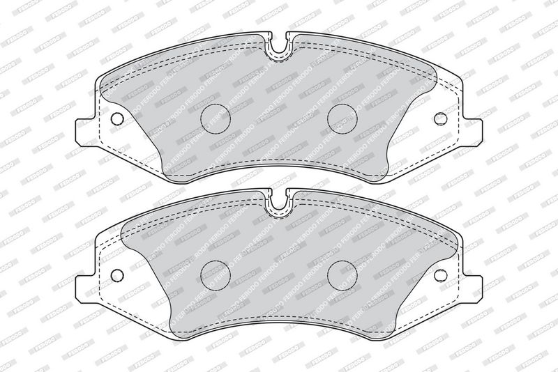 FERODO Plaquettes de frein à disque FDB4104