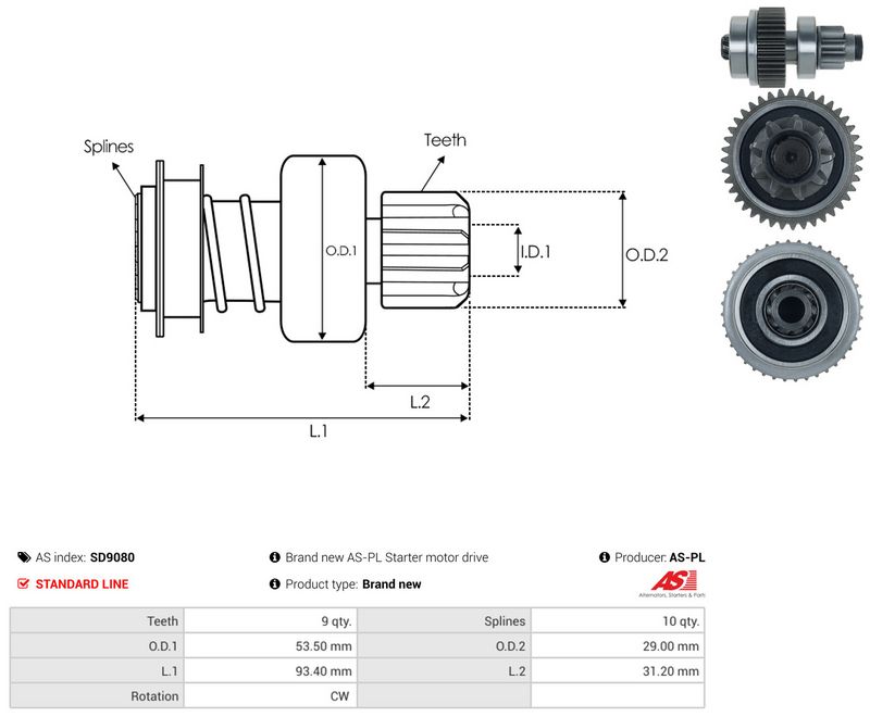 Vabajooks, starter, AS-PL SD9080