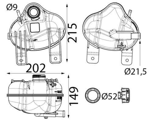 MAHLE-BEHR ΔΟΧΕΙΟ ΔΙΑΣΤΟΛΗΣ ΨΥΚΤΙΚΟΥ ΥΓΡΟΥ