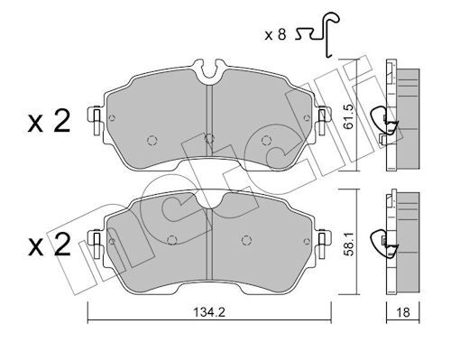 Prekės atitinka OEM kodą: 2627351