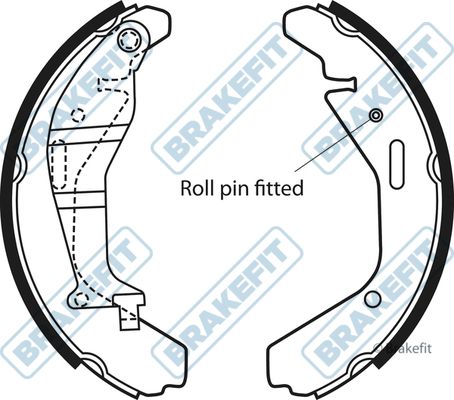 APEC Brake Shoe Set BSH1120