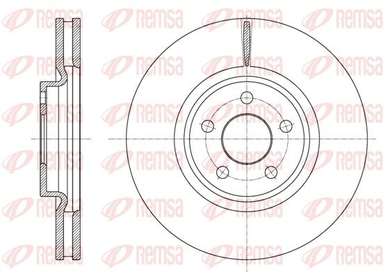Гальмівний диск, Remsa 61602.10