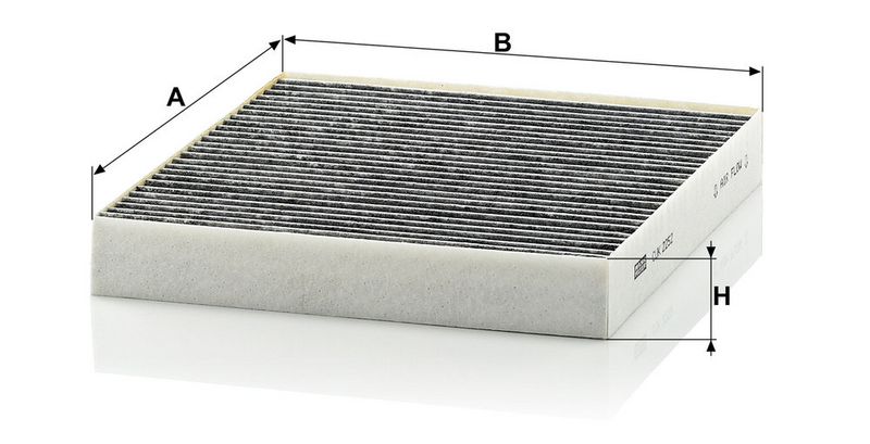 Filter, salongiõhk, MANN-FILTER CUK 2252