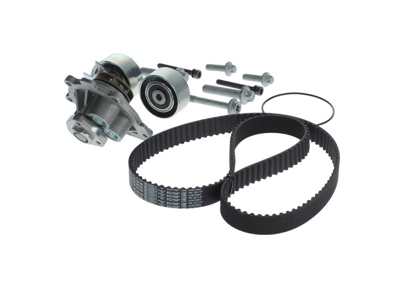 Veepump + hammasrihmakomplekt, BOSCH 1 987 945 349