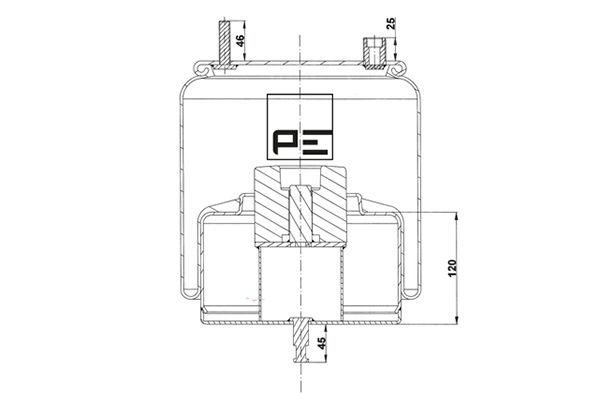 Mech, pneumatické odpružení 084.479-73A