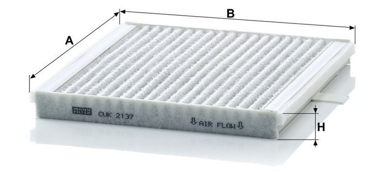 Filter, salongiõhk, MANN-FILTER CUK 2137